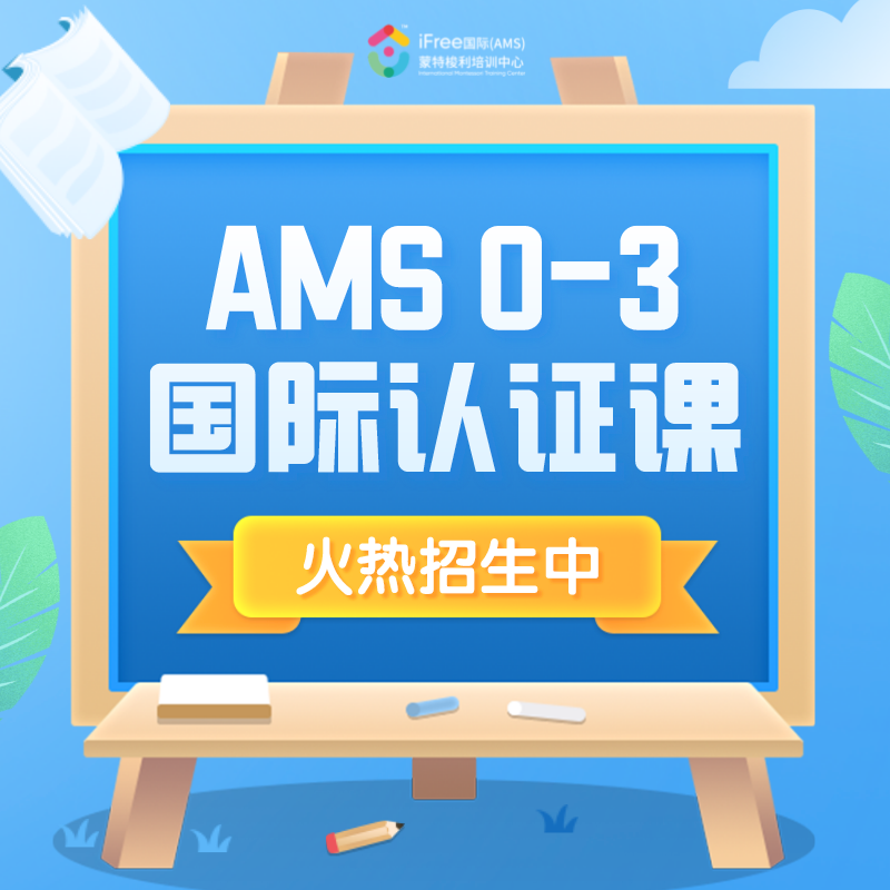 第四期 AMS 0-3 国际蒙特梭利教师认证培训暑假班